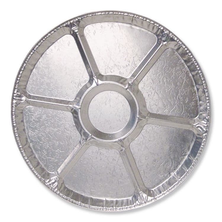HFA Aluminum Lazy Susan, 6 Compartments, 18" Diameter x 0.94" h, 25/Carton (HFA4018100) thumbnail 2