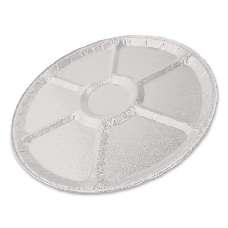 HFA Aluminum Lazy Susan, 6 Compartments, 18" Diameter x 0.94" h, 25/Carton (HFA4018100) thumbnail 3