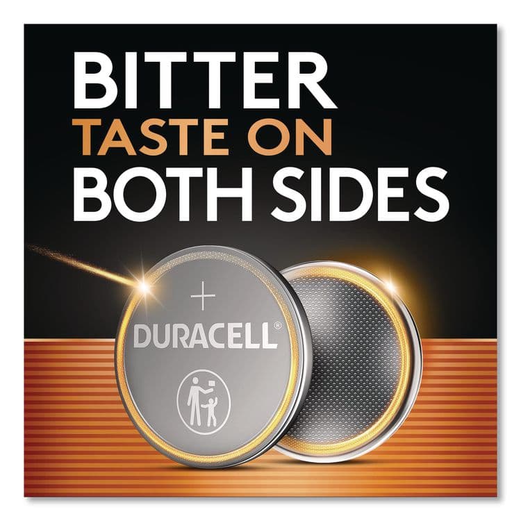 DURACELL PRODUCTS COMPANY Lithium Coin Batteries With Bitterant, 2032, 4/Pack (DURDL2032B4PK) thumbnail 2