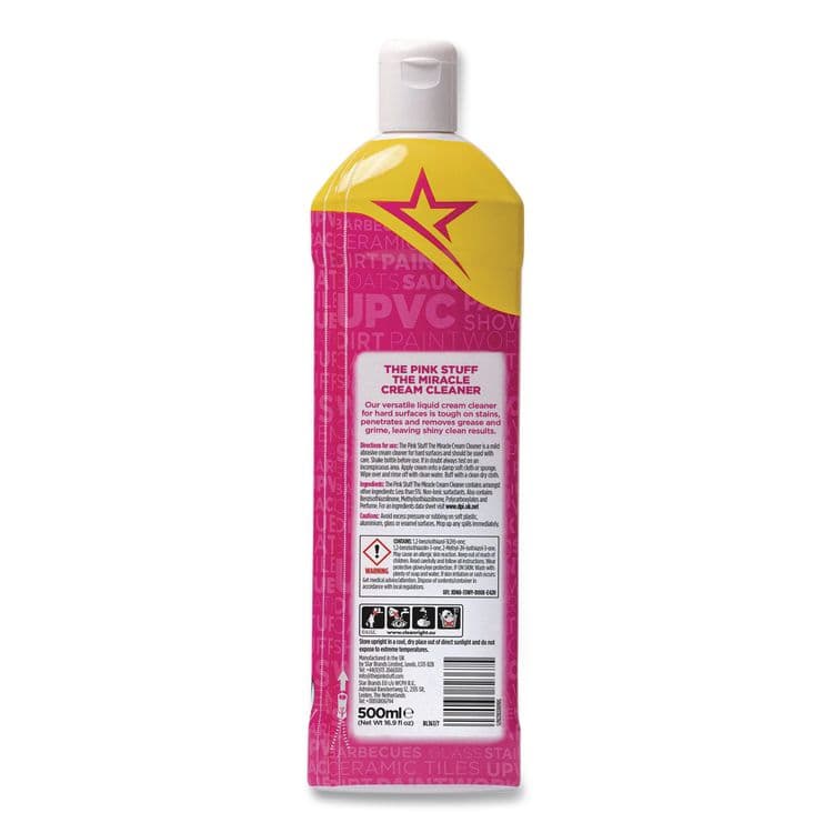 STAR BRANDS LIMITED Miracle Cream Cleaner, Fruity Scent, 16.9 oz Bottle, 6/Carton (RST823784CT) thumbnail 3