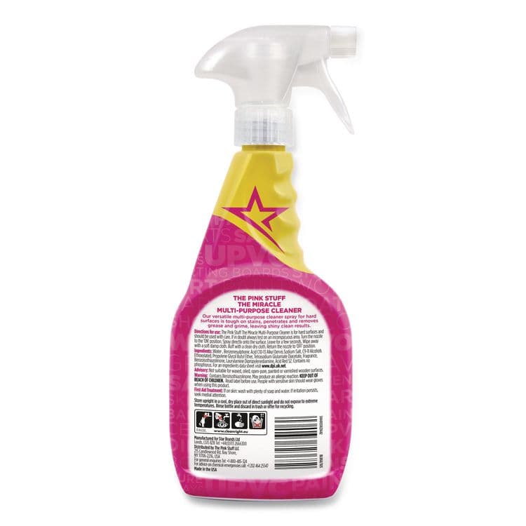 STAR BRANDS LIMITED Miracle Multi-Purpose Cleaner, Fruity Scent, 25.4 oz Trigger Spray Bottle (RST823788) thumbnail 2