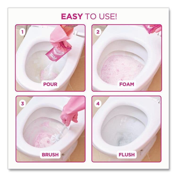 STAR BRANDS LIMITED Miracle Power Foaming Toilet Cleaner, Fruity Scent, 3.5 oz Packet, 2 Packets/Box (RST824996) thumbnail 4