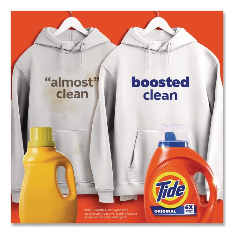 PROCTER & GAMBLE HE Liquid Laundry Detergent, Original Scent, 64 Loads, 80 oz Bottle, 4/Carton (PGC12108) thumbnail 4