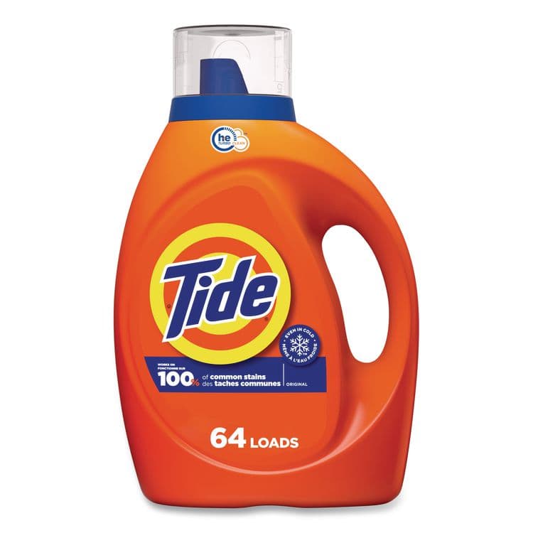 PROCTER & GAMBLE HE Laundry Detergent, Original Scent, Liquid, 64 Loads, 80 oz Bottle, 4/Carton (PGC12110CT) thumbnail 2