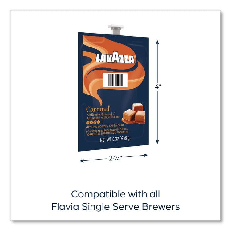 LAVAZZA Lavazza Carmel Coffee Freshpack, 76/Carton (LAV48750) thumbnail 2