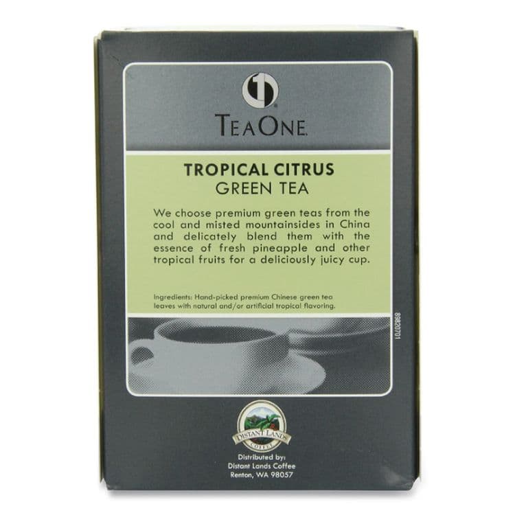 JAVA TRADING CO. Tea Pods, Tropical Citrus Green, 14/Box (JAV20700) thumbnail 4
