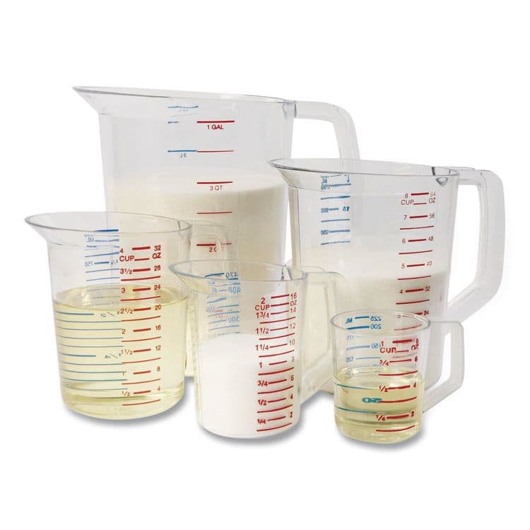 RUBBERMAID COMMERCIAL PROD. Bouncer Measuring Cup, 32 oz, Plastic, Clear (RCP3216CLE) thumbnail 4