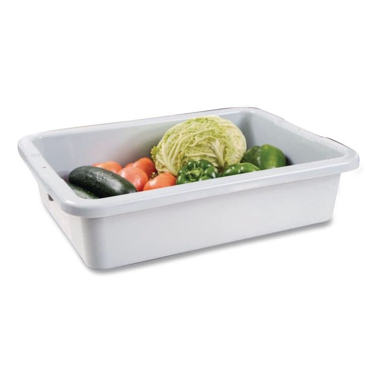 RUBBERMAID COMMERCIAL PROD. Bus/Utility Tote, 20" x 15" x 5", Gray (RCP3349GRA) thumbnail 4