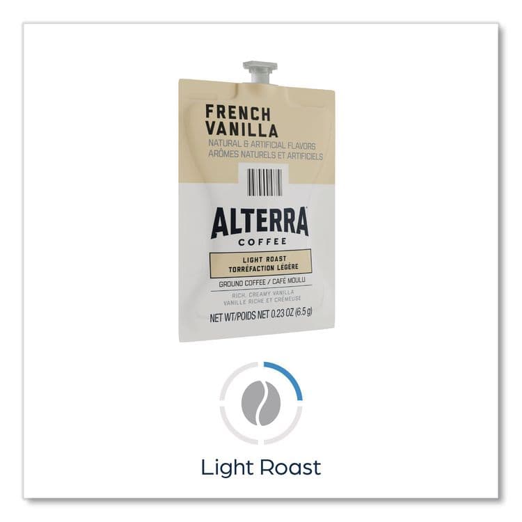 LAVAZZA Alterra French Vanilla Coffee Freshpack, 40/Carton (LAV48721) thumbnail 4