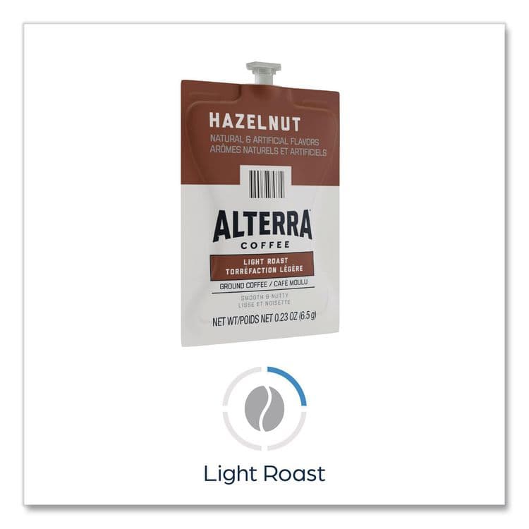 LAVAZZA Alterra Hazelnut Coffee Freshpack, 40/Carton (LAV48722) thumbnail 4