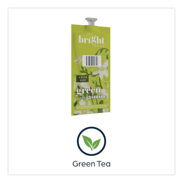 LAVAZZA The Bright Tea Co. Green with Jasmine Tea Freshpack, 40/Carton (LAV48723) thumbnail 4