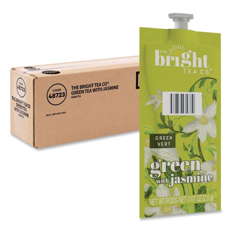 LAVAZZA The Bright Tea Co. Green with Jasmine Tea Freshpack, 40/Carton (LAV48723)