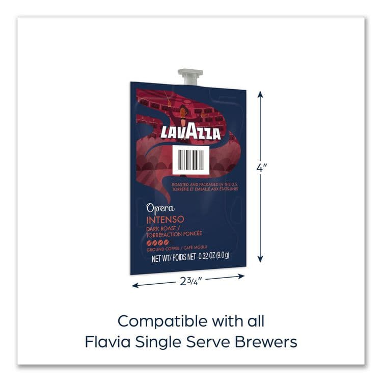 LAVAZZA Intenso Coffee Freshpack, 76/Carton (LAV48106) thumbnail 3