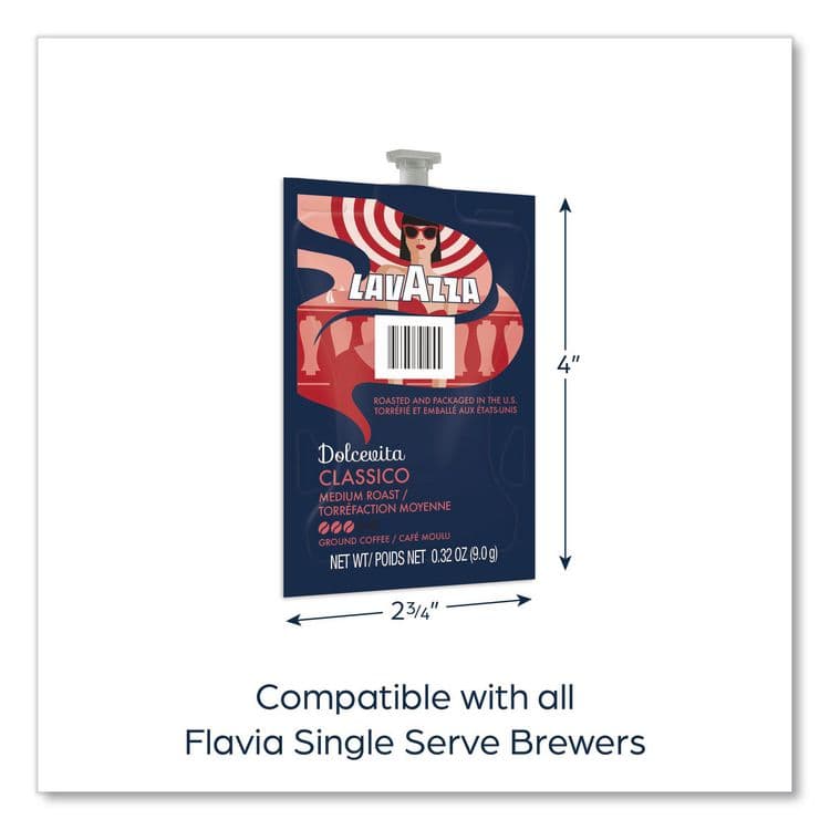LAVAZZA Classico Coffee Freshpack, 76/Carton (LAV48105) thumbnail 3