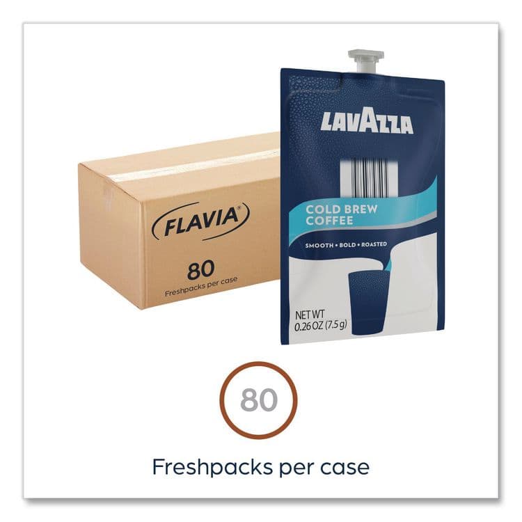LAVAZZA Cold Brew Coffee Freshpack, 80/Carton (LAV48059) thumbnail 2