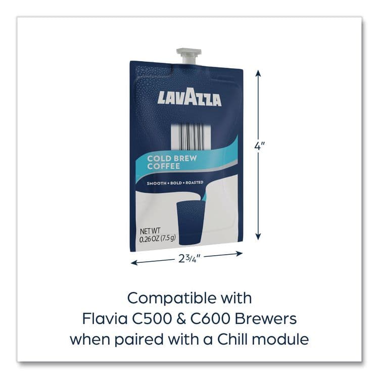 LAVAZZA Cold Brew Coffee Freshpack, 80/Carton (LAV48059) thumbnail 3