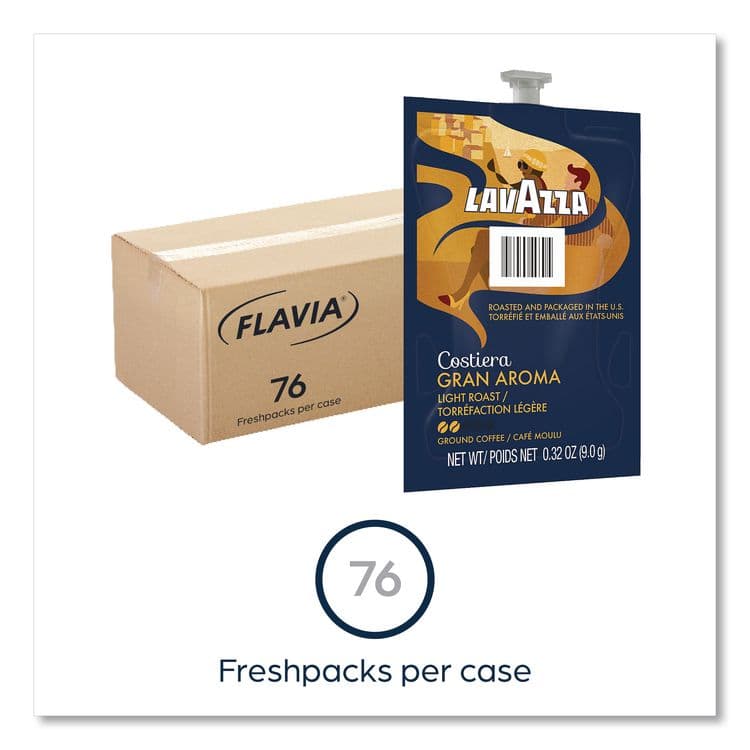 LAVAZZA Gran Aroma Coffee Freshpack, 76/Carton (LAV48087) thumbnail 2