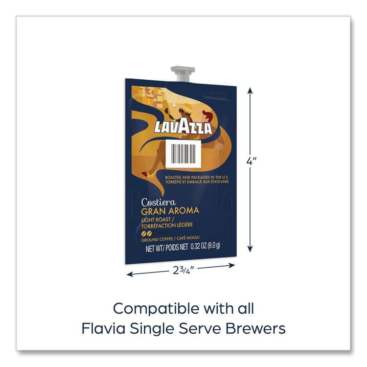 LAVAZZA Gran Aroma Coffee Freshpack, 76/Carton (LAV48087) thumbnail 3