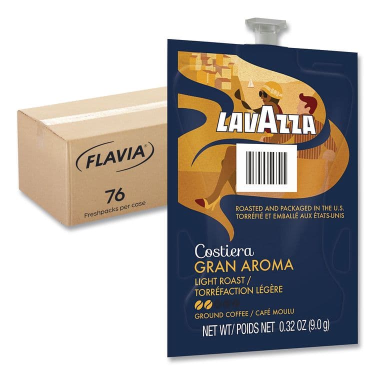 LAVAZZA Gran Aroma Coffee Freshpack, 76/Carton (LAV48087)
