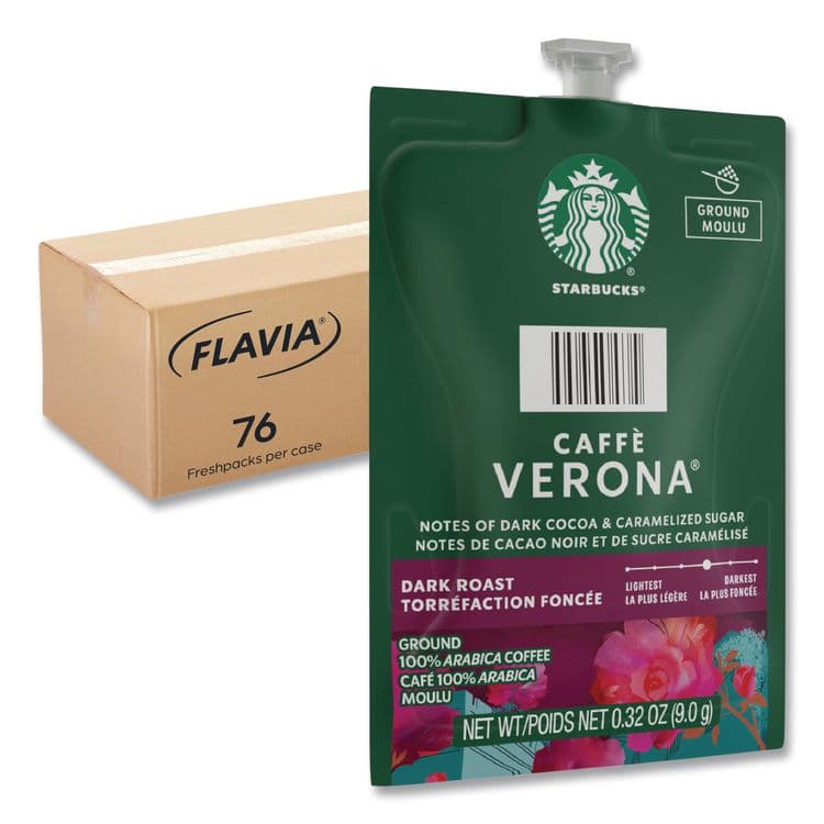 LAVAZZA Starbucks Caffe Verona Coffee Freshpack, 76/Carton (LAV48104)