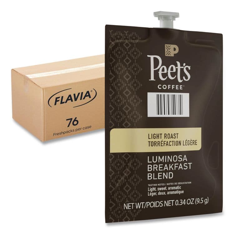 LAVAZZA Peet's Coffee Colombia Luminosa, Breakfast Blend, 76/Carton (LAV48037)