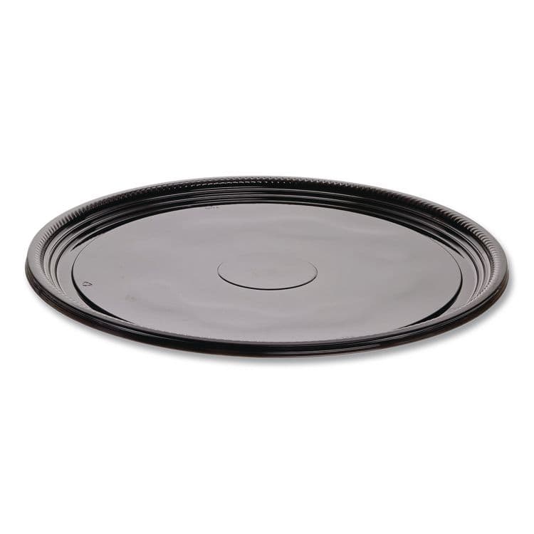 WNA, . Caterline Casuals Thermoformed Platters, 12" Diameter, Black. Plastic, 25/Carton (WNAA512PBL) thumbnail 2