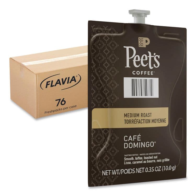 LAVAZZA Peet's Coffee Cafe Domingo Freshpack, 76/Carton (LAV48035)