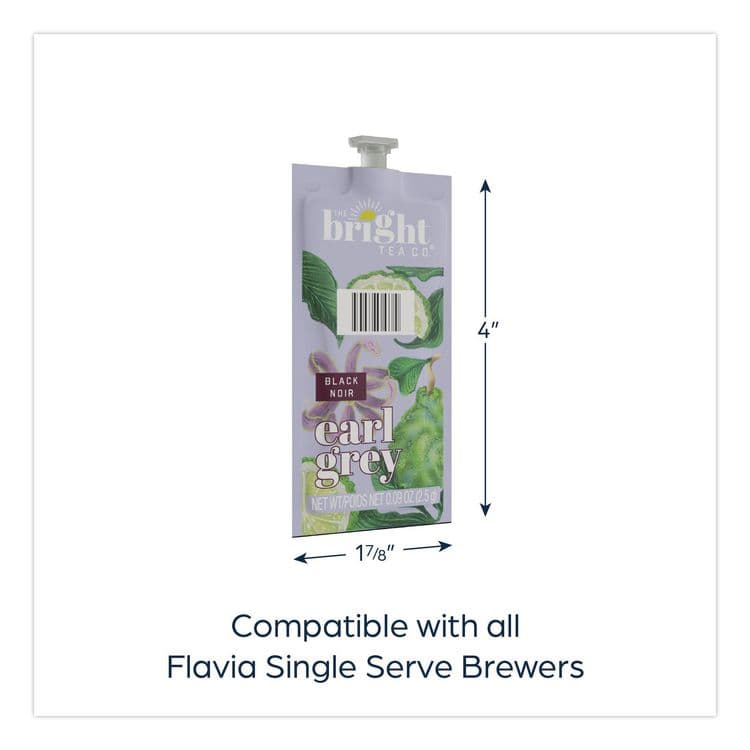 LAVAZZA The Bright Tea Co. Earl Grey Black Tea Freshpack, 100/Carton (LAV48026) thumbnail 3