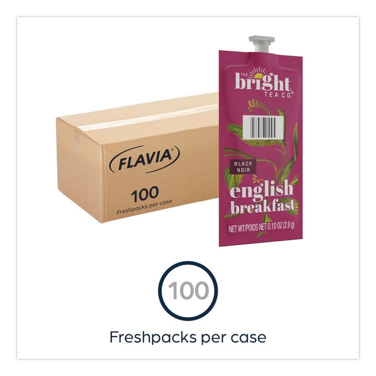 LAVAZZA The Bright Tea Co. English Breakfast Black Tea Freshpack, 100/Carton (LAV48027) thumbnail 2