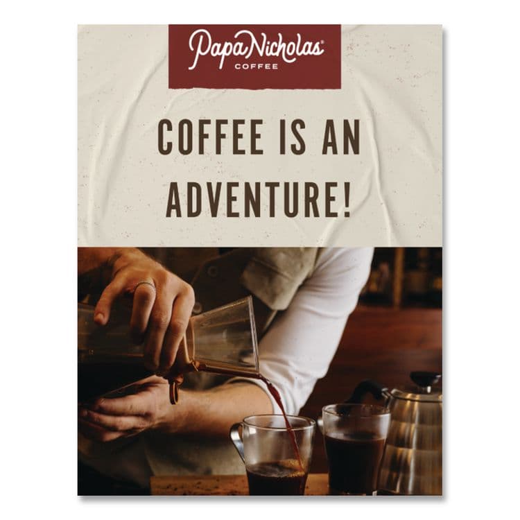 PAPANICHOLAS COFFEE Premium Coffee, Decaffeinated French Roast, 18/Carton (PCO25186) thumbnail 4