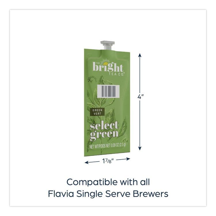 LAVAZZA The Bright Tea Co. Select Green Tea Freshpack, 100/Carton (LAV48028) thumbnail 3