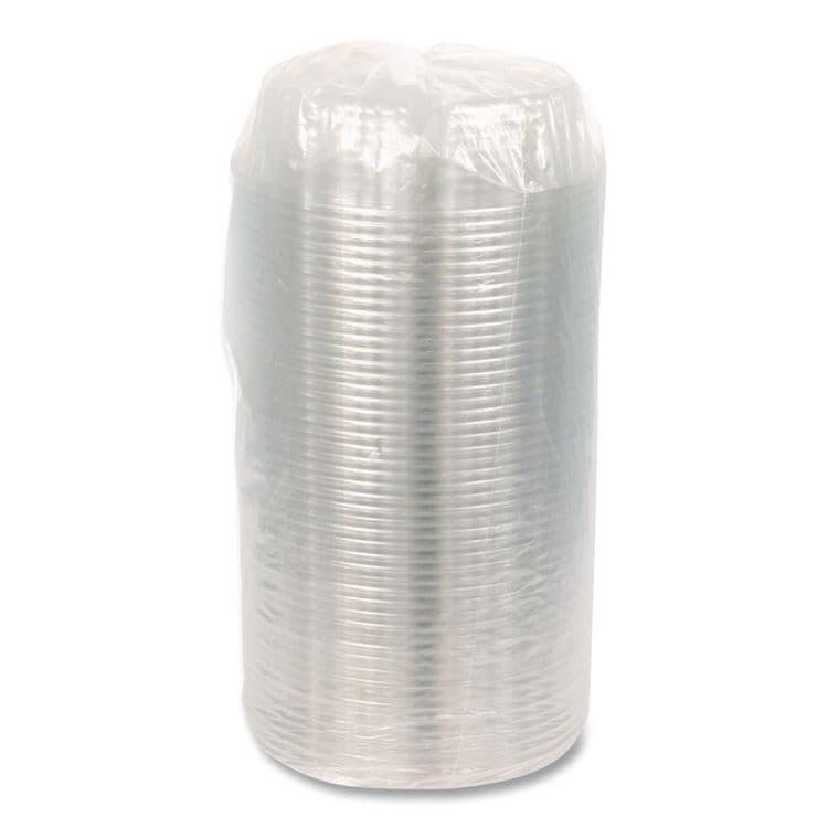 PACTIV EVERGREEN CORPORATION Dip Cup Platter, 4 Compartments, 64 oz, 10" Diameter, Clear, Plastic, 100/Carton (PCT1064DP4CLRL) thumbnail 3