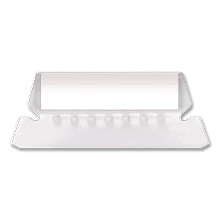 TOPS BUSINESS FORMS Transparent Colored Tabs For Hanging File Folders, 1/3-Cut, Clear, 3.5" Wide, 25/Pack (PFX4312) thumbnail 3