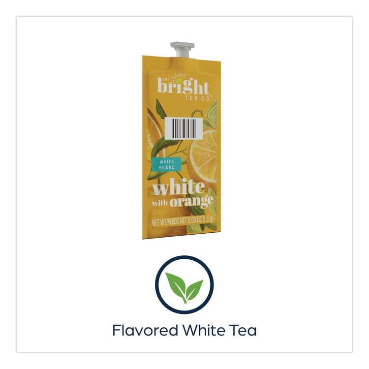 LAVAZZA The Bright Tea Co. White with Orange Tea Freshpack, 100/Carton (LAV48024) thumbnail 4