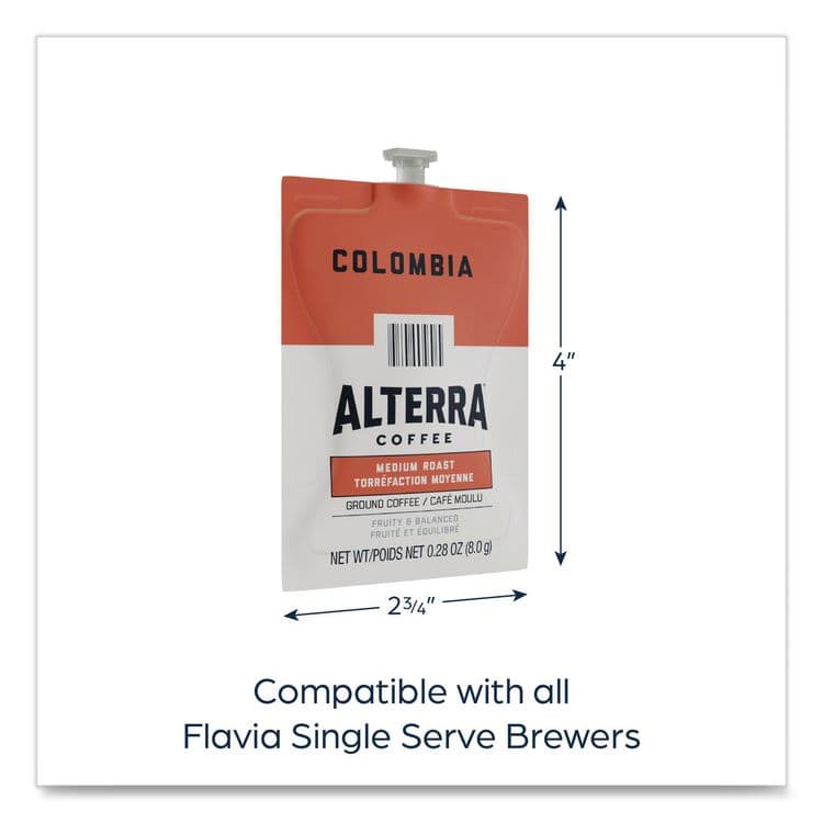 LAVAZZA Alterra Columbia Coffee Freshpack, 100/Carton (LAV48006) thumbnail 3
