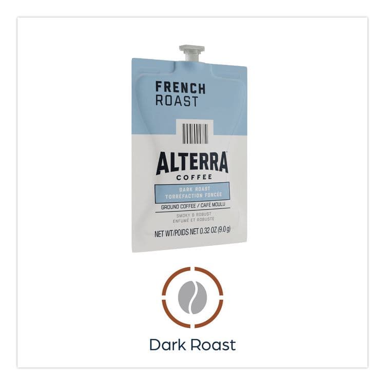 LAVAZZA Alterra French Roast Coffee Freshpack, 100/Carton (LAV48010) thumbnail 4
