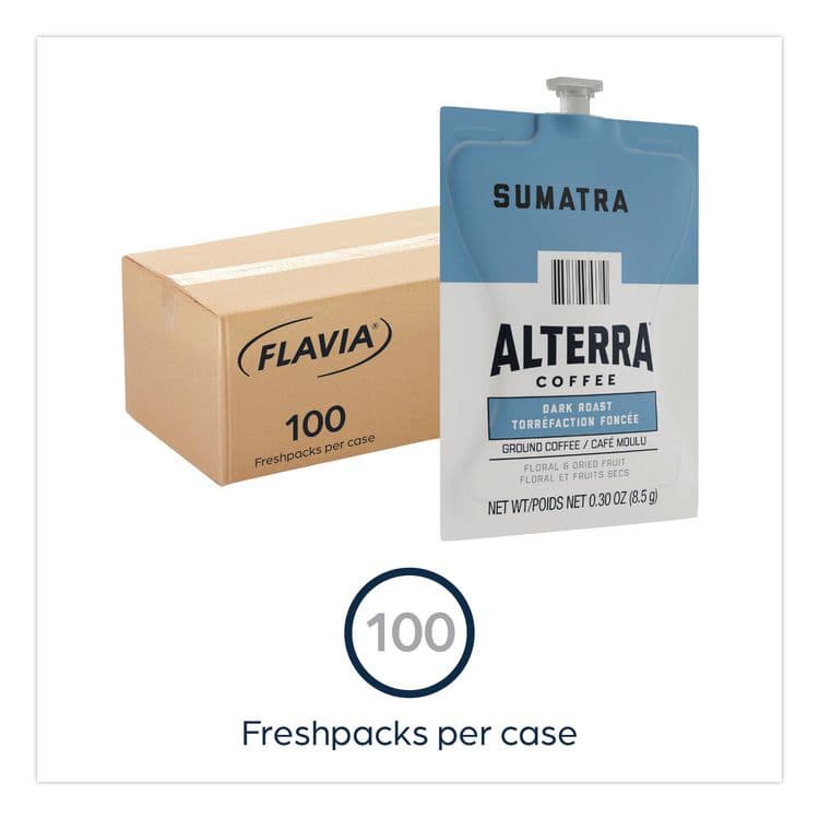 LAVAZZA Alterra Sumatra Coffee Freshpack, 100/Carton (LAV48017) thumbnail 2