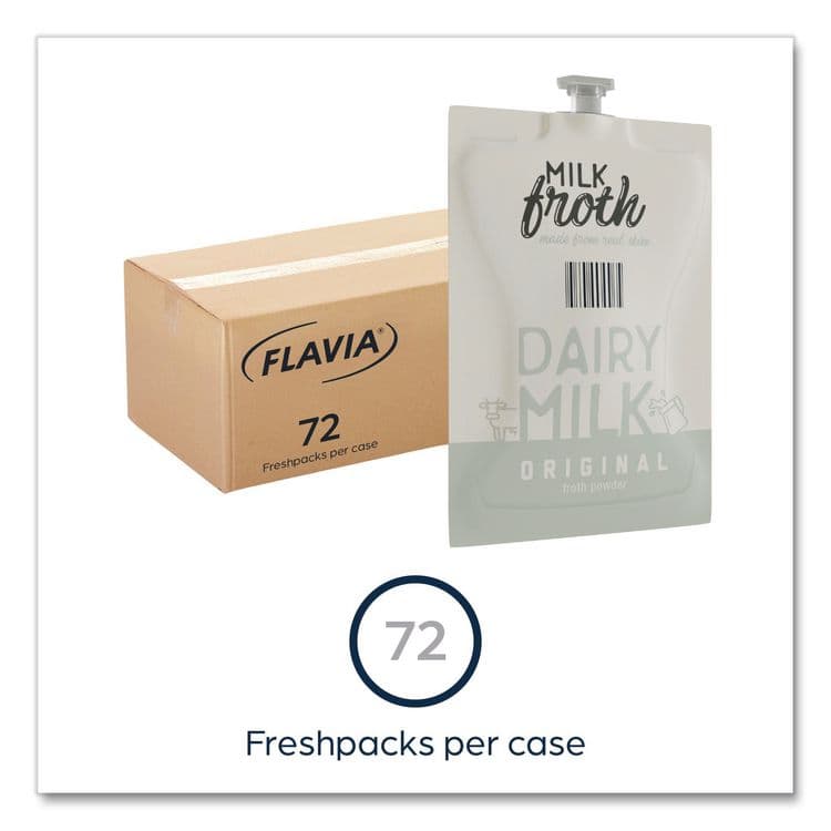 LAVAZZA Dairy Milk Froth Powder Freshpack, 0.46 oz Pouch, 72/Carton (LAV48002) thumbnail 2