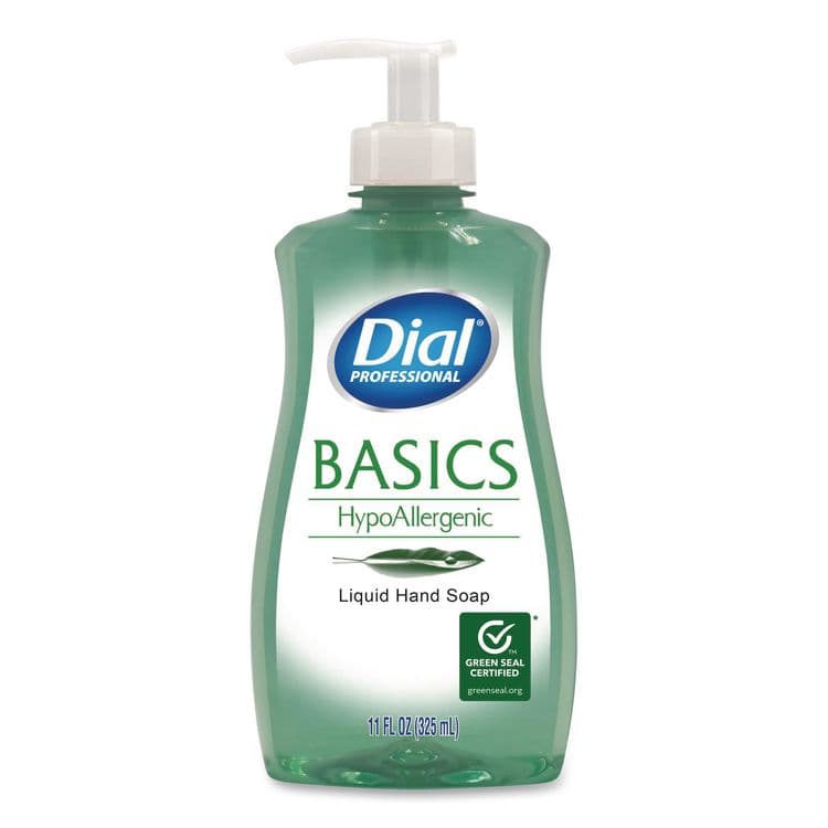 DIAL PROFESSIONAL Basics Hypoallergenic Liquid Hand Soap, Floral, 11 oz, 12/Carton (DIA35488) thumbnail 2