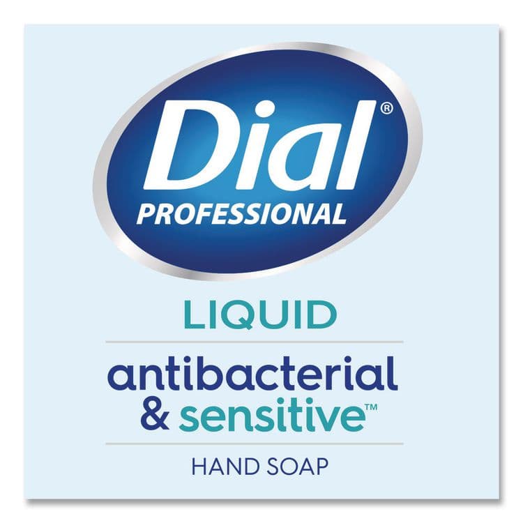 DIAL PROFESSIONAL Antibacterial and Sensitive Fragrance-Free Liquid Hand Soap, Unscented, 11 oz Pump Bottle (DIA35476EA) thumbnail 4