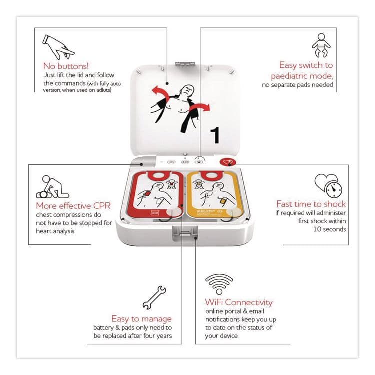 AERO HEALTHCARE LIFEPAK CR2 Trainer (AOH11250000162) thumbnail 2