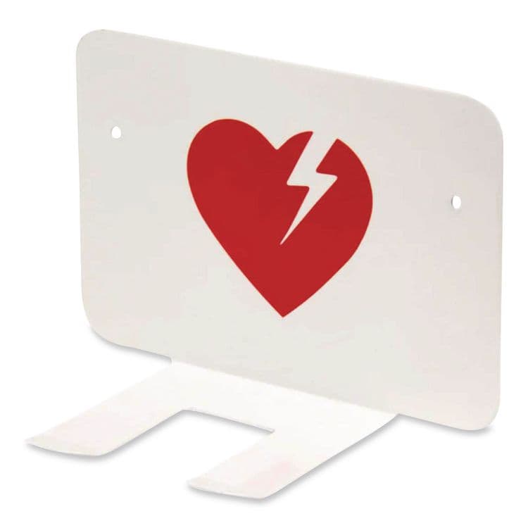 AERO HEALTHCARE Wall Bracket for LIFEPAK CR2, White/Red (AOH11210000046)