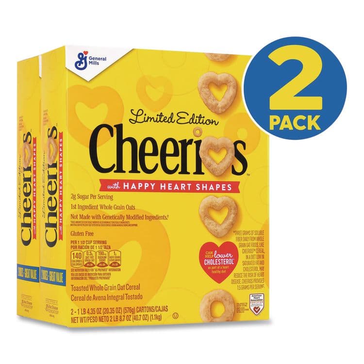 GENERAL MILLS Breakfast Cereal, 2 Bags/Box, 40.7 oz Box (GRR22002623) thumbnail 2