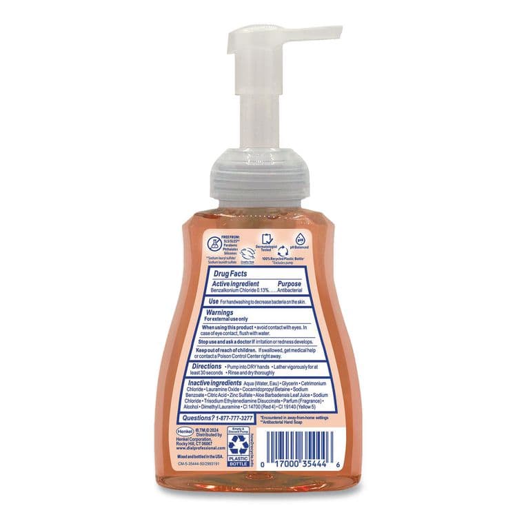 DIAL PROFESSIONAL Original Antibacterial Defense Foaming Hand Wash, Original, 10 oz, 8/Carton (DIA35446) thumbnail 2