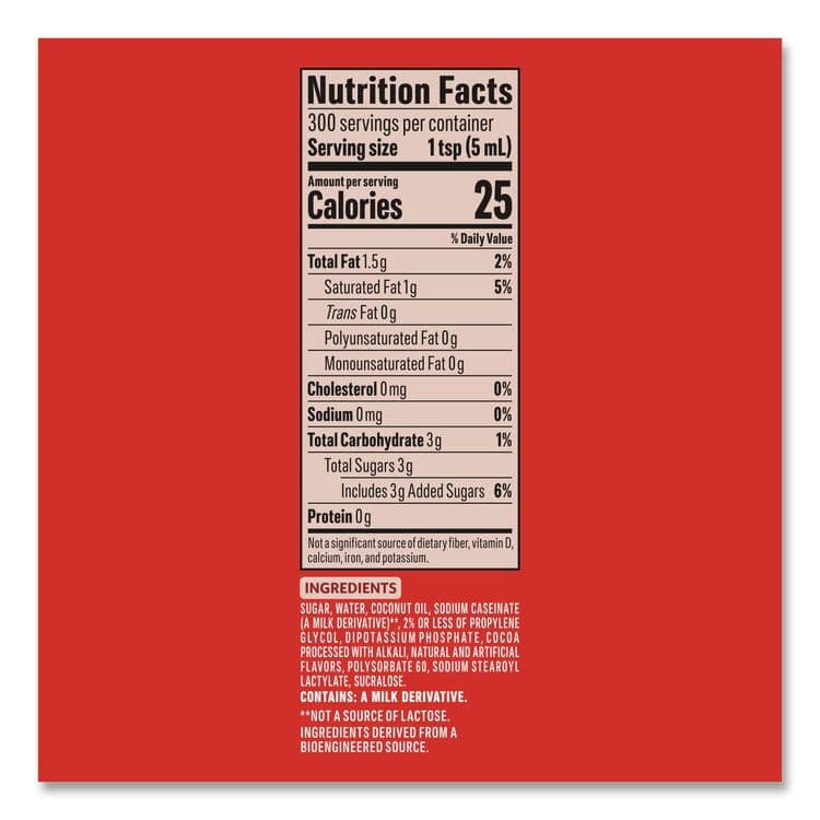 NESTLE Liquid Coffee Creamer, Peppermint Mocha, 1.5 L Pump Bottle (NES29600) thumbnail 3