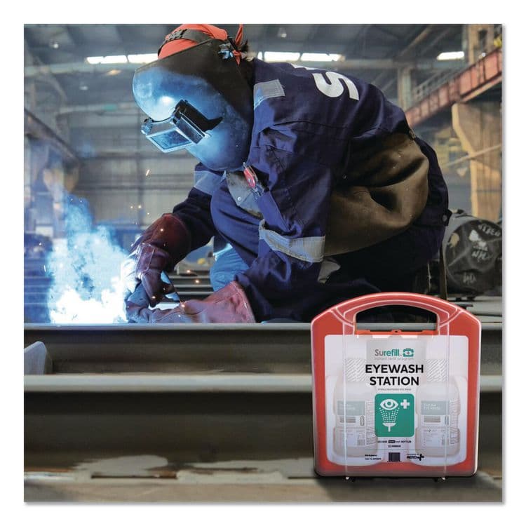 AERO HEALTHCARE Emergency Eyewash Station 75 Series, 16 oz Bottle, 2 Bottles/Station, 4 Stations/Carton (AOHAK75EWN) thumbnail 3