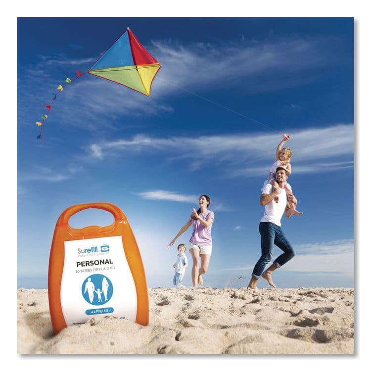 AERO HEALTHCARE Personal First Aid Kit, 41 Pieces, Plastic Case (AOHAKP01) thumbnail 2