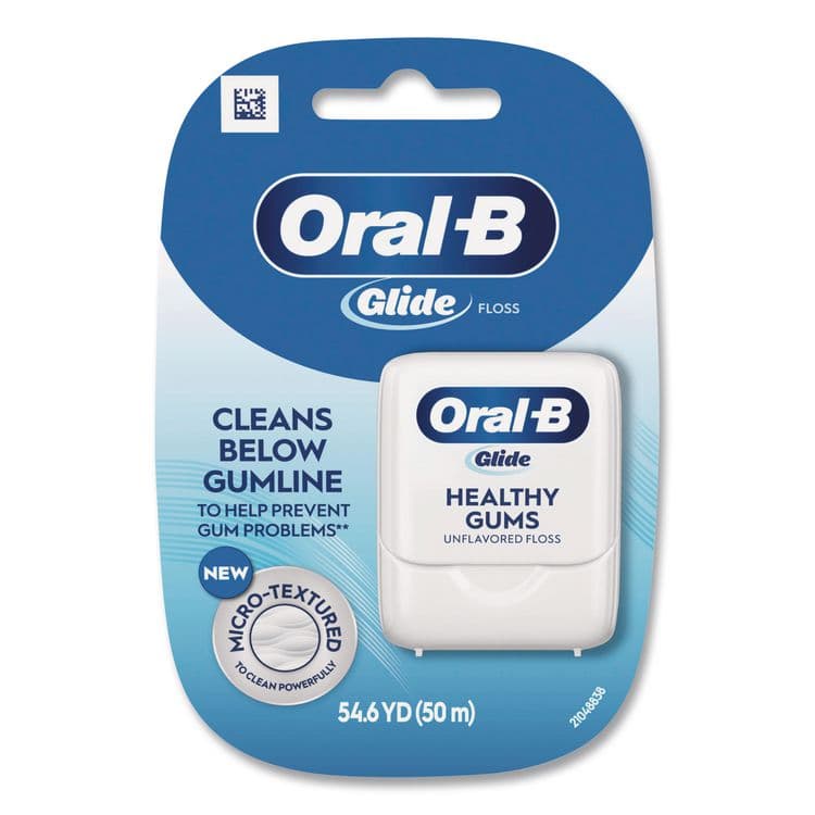 PROCTER & GAMBLE Glide Healthy Gums Unflavored Dental Floss, Unscented, 48/Carton (PGC46952)