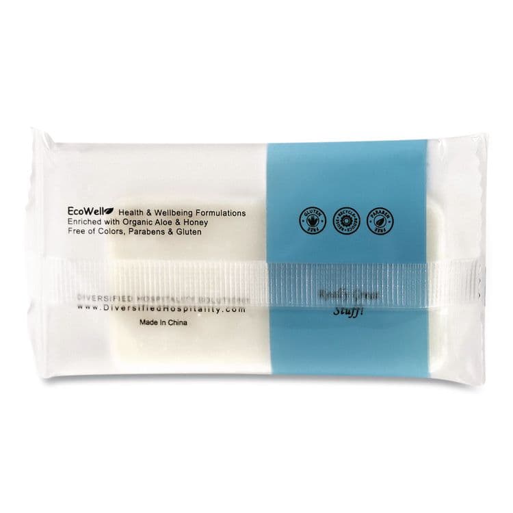 DIVERSIFIED HOSPITALITY SOLUTIONS, LTD. H2O Therapy Soaps, White Tea and Lemongrass Scent, 1.1 oz Bar, 400/Carton (DHS007095) thumbnail 4