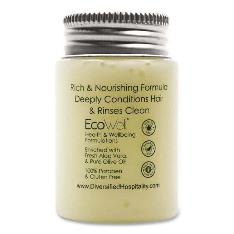 DIVERSIFIED HOSPITALITY SOLUTIONS, LTD. Terra Pure Conditioner Jam Jar, Green Tea Lemongrass Scent, 1 oz Jar, 300/Carton (DHS007477) thumbnail 4